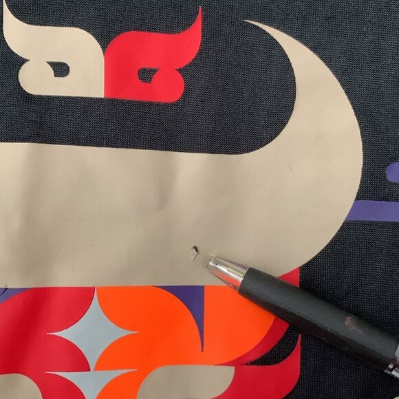 Adidas Men’s Black Red Graphic Zip Full Pockets Lightweight Jacket Size S - Picture 4 of 10